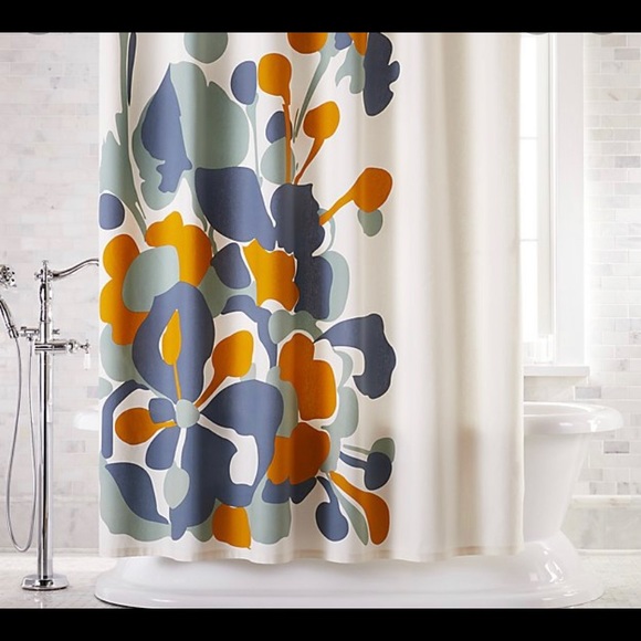 Crate&Barrel Other - Crate & Barrel Gemma Flower Shower Curtain